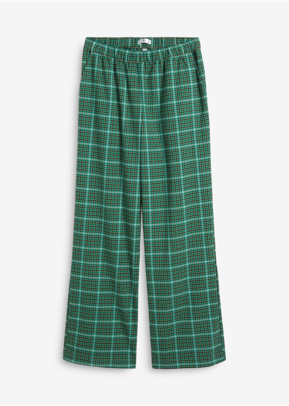 Pantalon taille haute, long