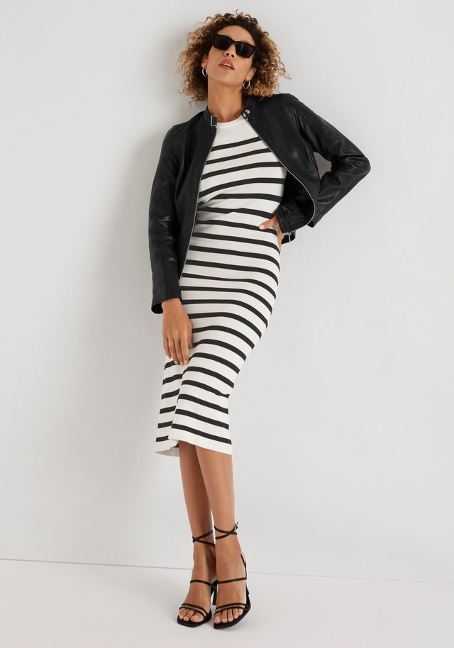 HECHTER PARIS Strickkleid mit Streifen