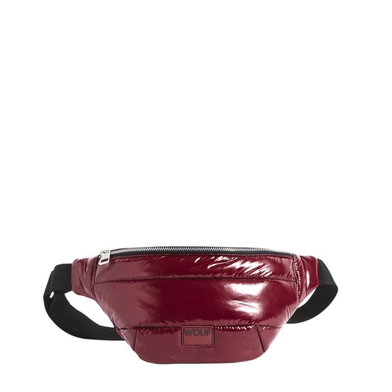 Banane Waist en matériaux recyclé 32 cm Burgundy Glossy