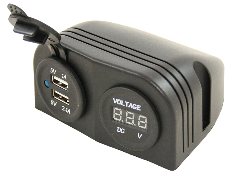 HABA opbouw USB Voltage indicator