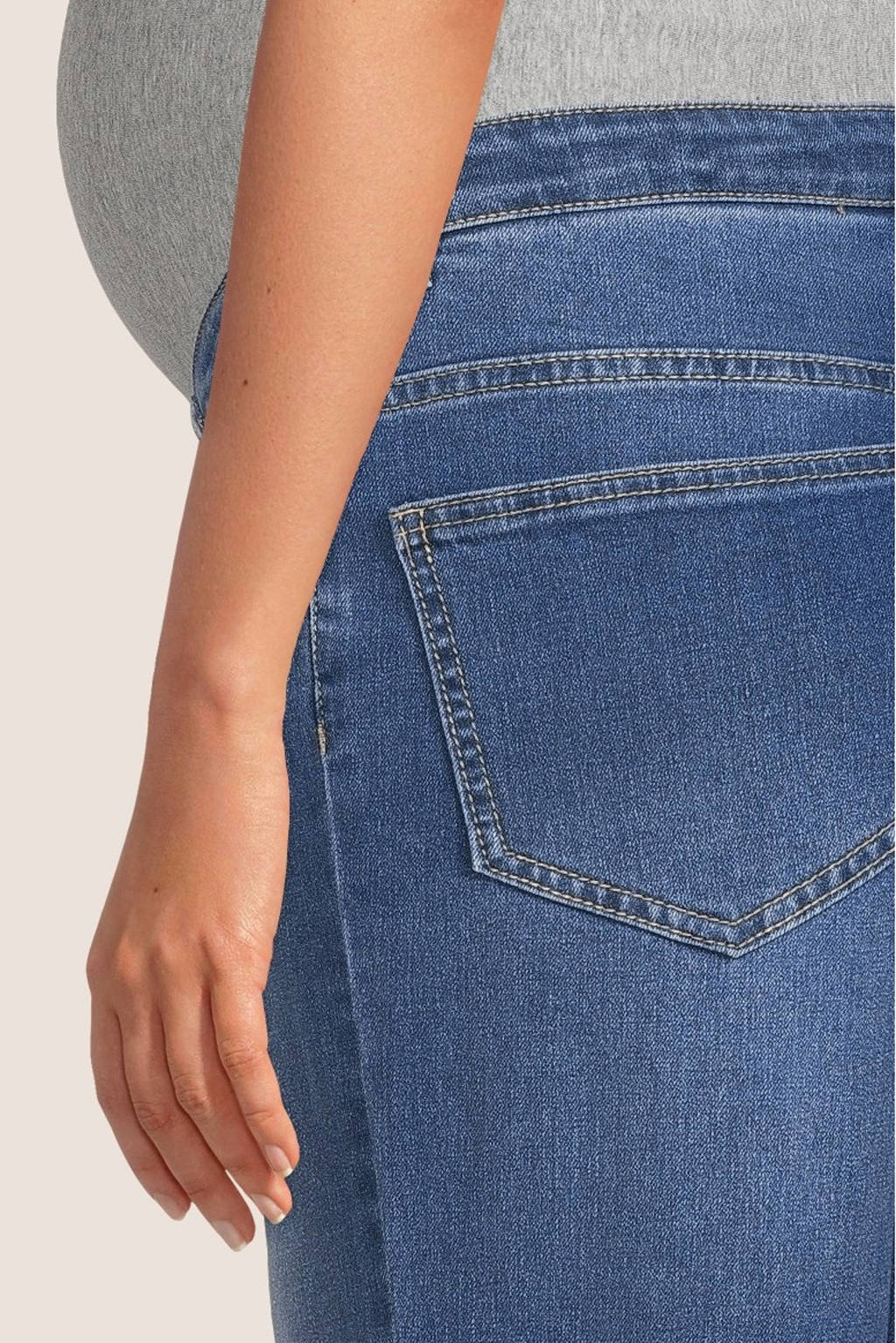 VERO MODA MATERNITY mom zwangerschapsjeans VMMZIA medium blue denim