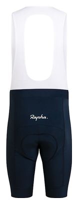 Cuissard Court à Bretelles Rapha Core Bleu/Blanc