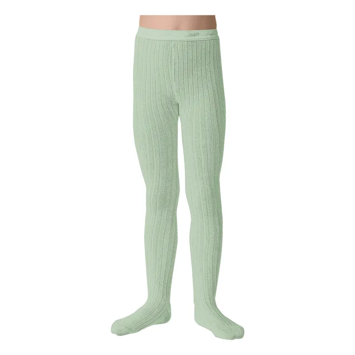 Collégien Collants Louise | Vert amande