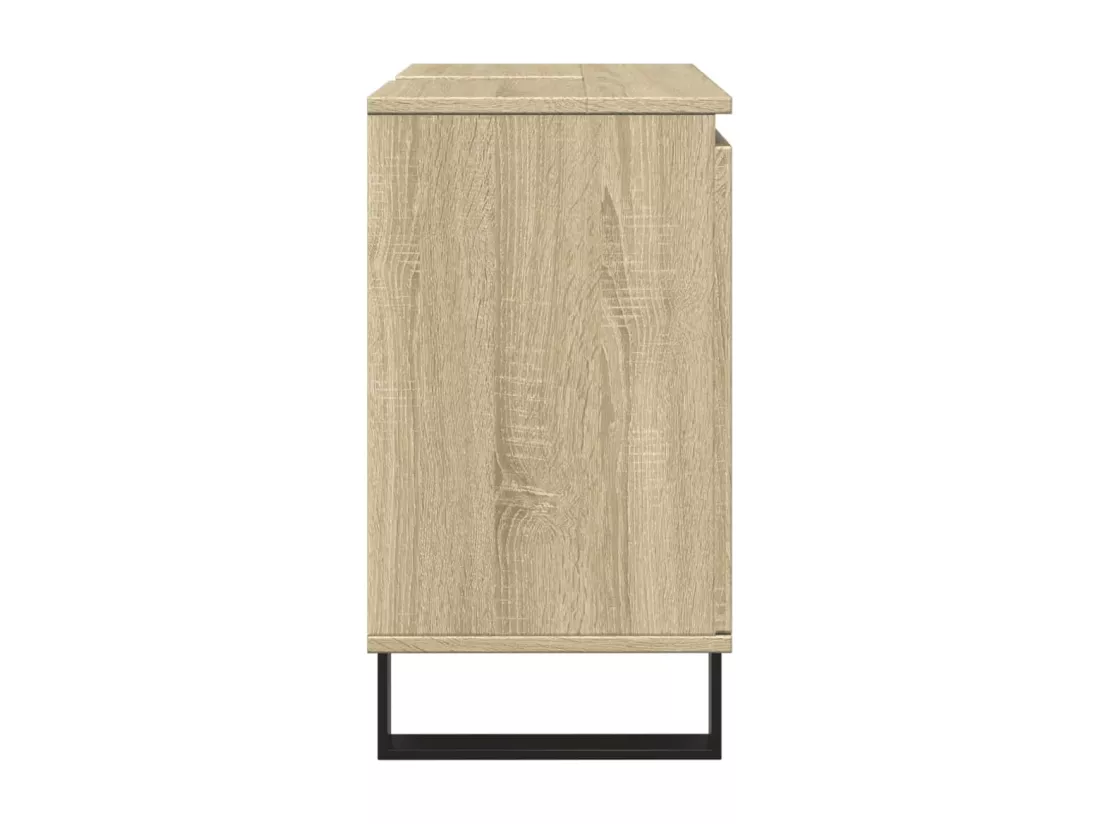 Armoire de bain chêne sonoma 58x33x60 cm bois d'ingénierie