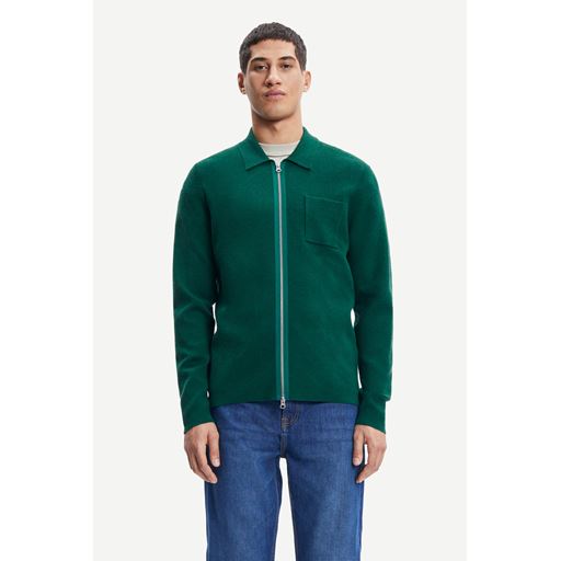 Samsøe Samsøe Guna X zip Sweatshirt, Rain Forest, M