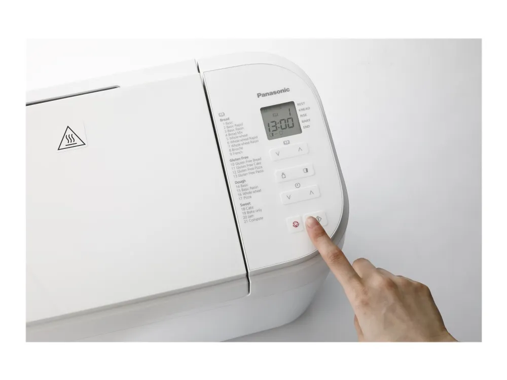 Panasonic SD-B2510 - Brødmaskine - 550 W - hvid