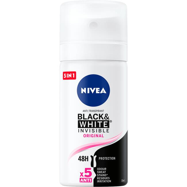 NIVEA Black & White Invisible Deodorant Spray Mini 35 ML