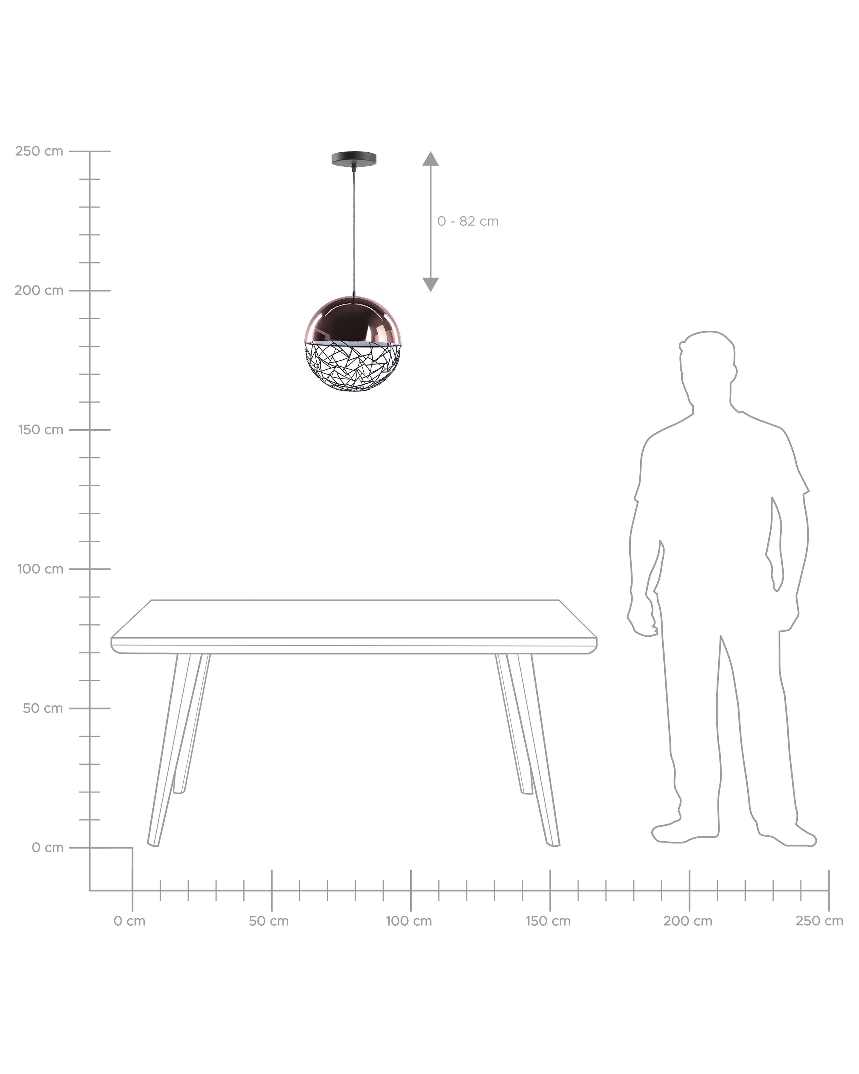 Hanglamp PADMA Metaal Koper