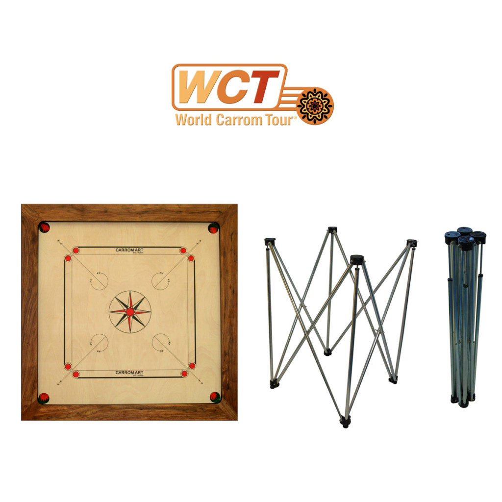 Pack Carrom W.C.T. Bulldog 93cm - Avec pieds