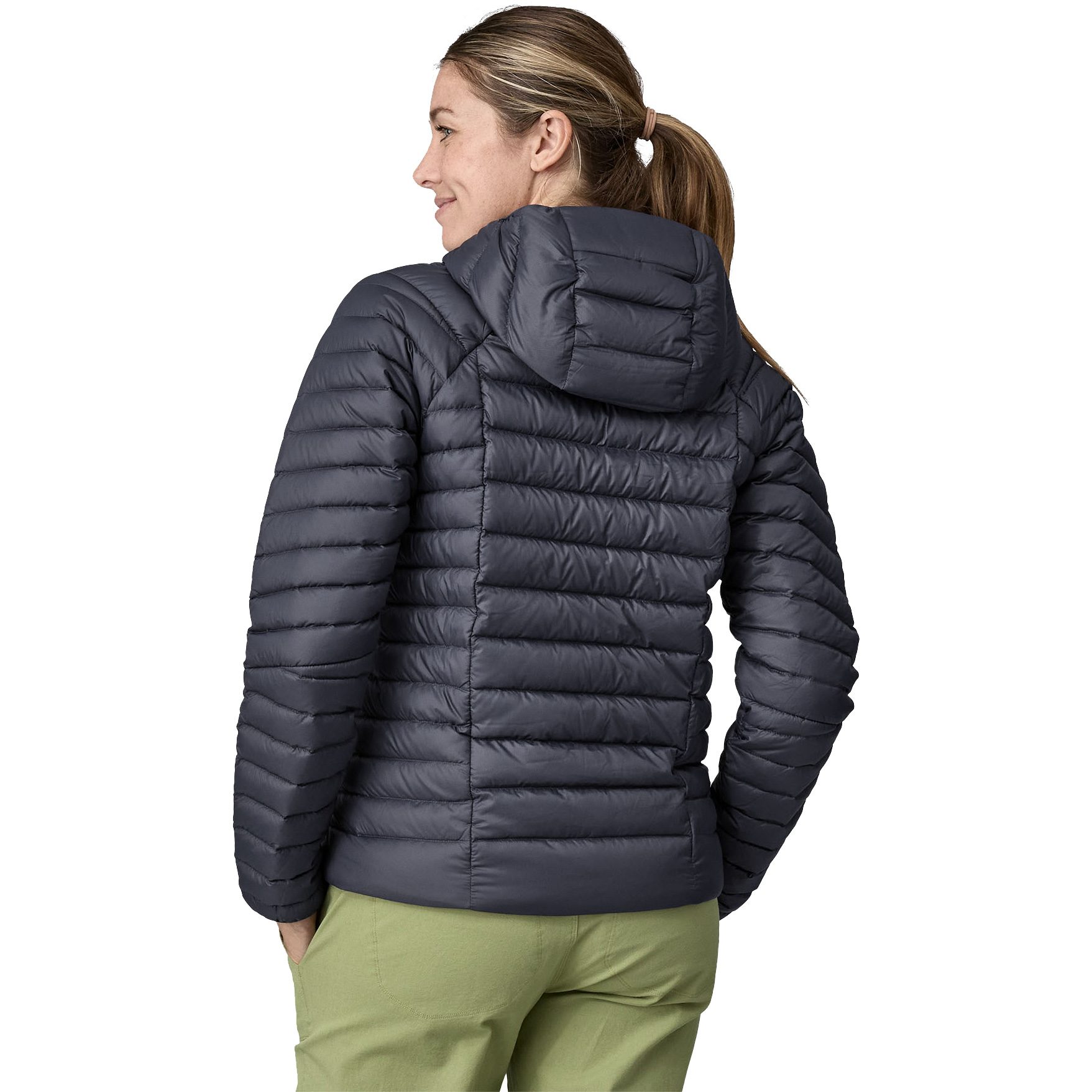Patagonia Down Sweater Hoody Isolationsjacke Damen smolder blue
