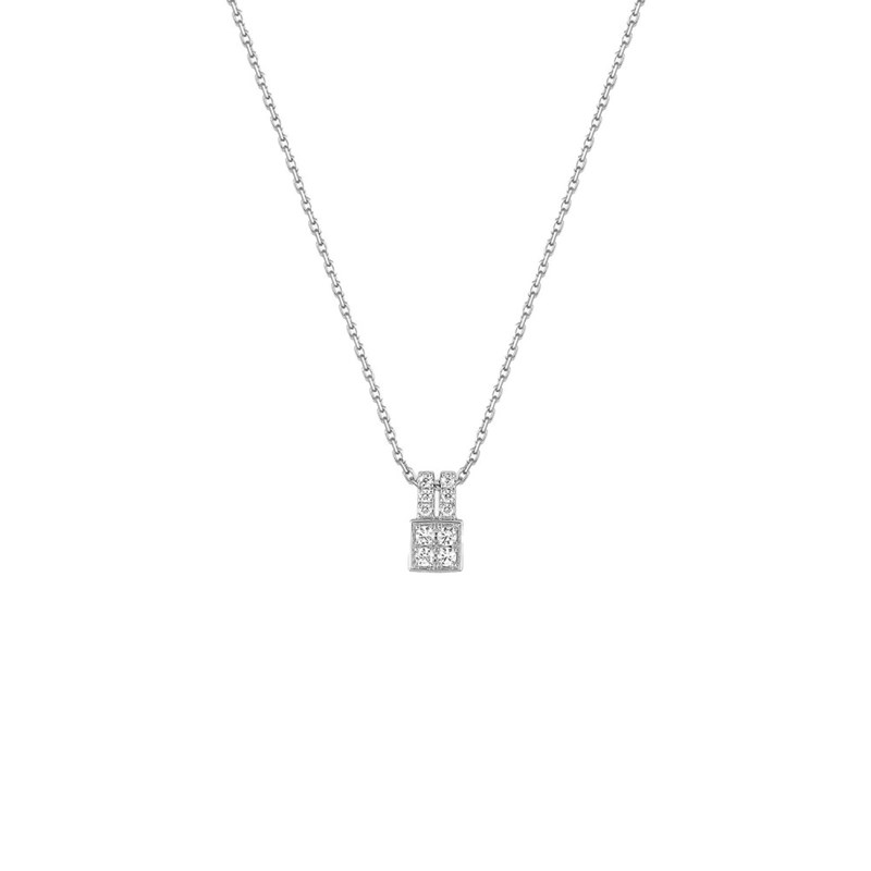 Collier Femme - Or 18 Carats - Diamant - Longueur : 42 cm