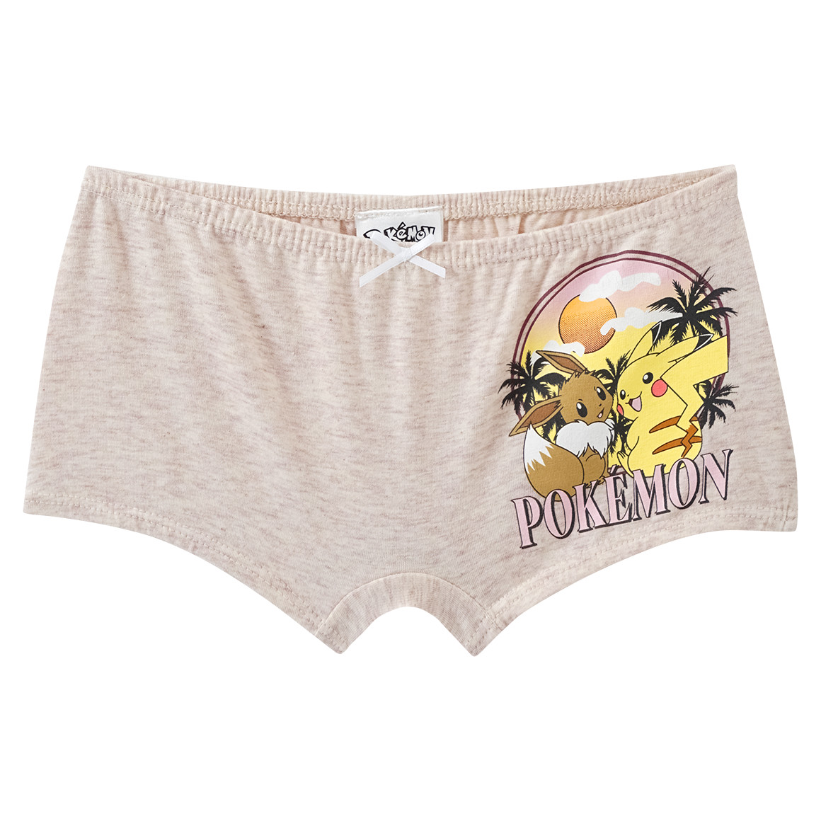 Topolino 2 Pokémon Pantys mit Prints beige / rosa