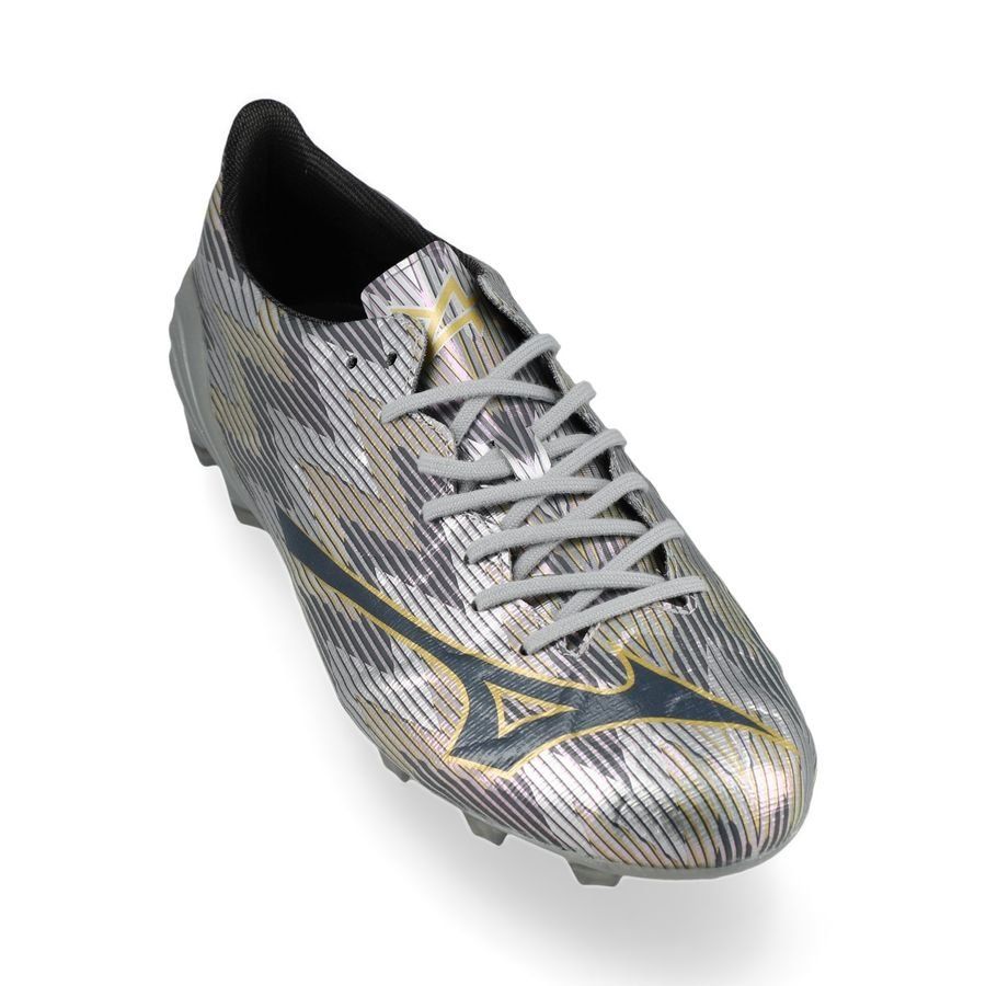 Mizuno Alpha II Elite FG/AG Platinum Silver - Argent/Doré