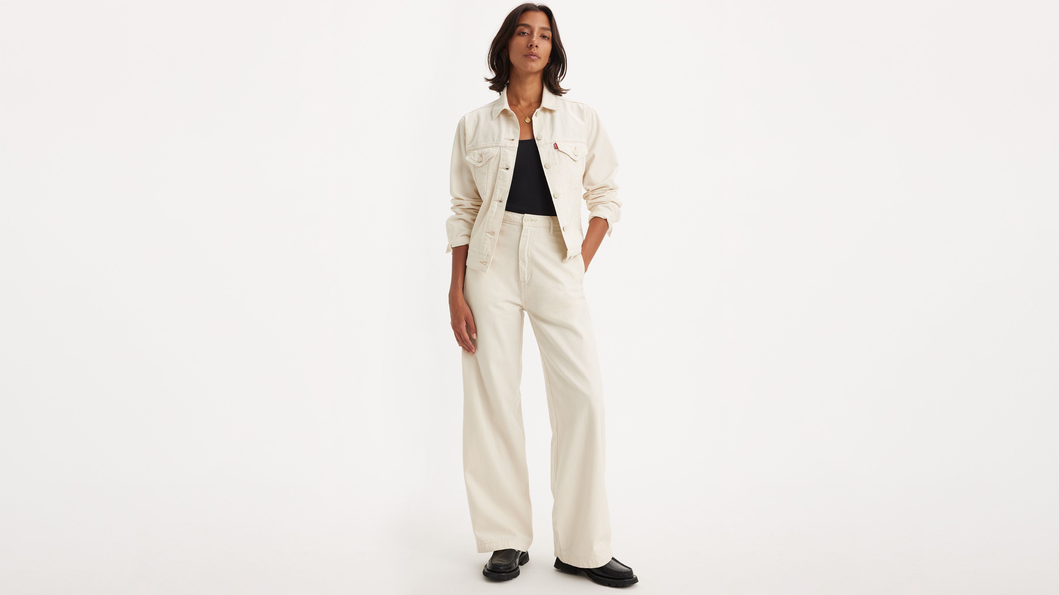 Levi's® WellThread® Pantalon souple - Soft Ceramic - Blanc