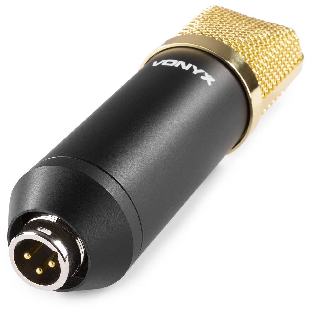 Vonyx CMS400B condensatormicrofoon met broadcast arm en popfilter