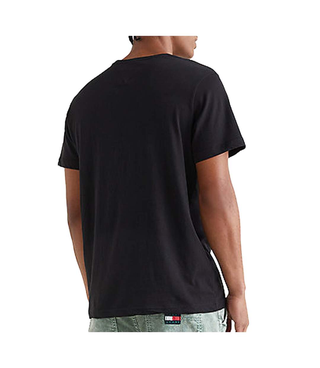 T-shirt Noir Homme Tommy Jeans Corp Logo