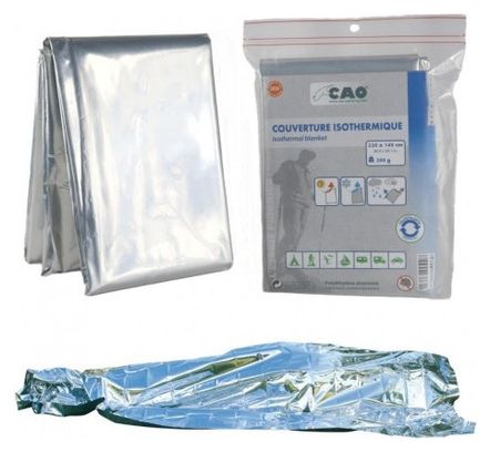Couverture isothermique de survie CAO