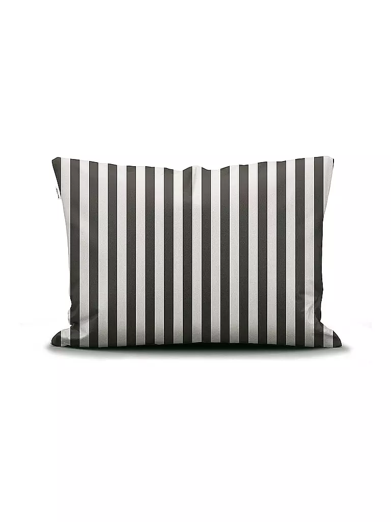 MARC O'POLO HOME Satin Bettwäsche CLASSIC STRIPE 70x90cm/140x200cm Anthracite grau