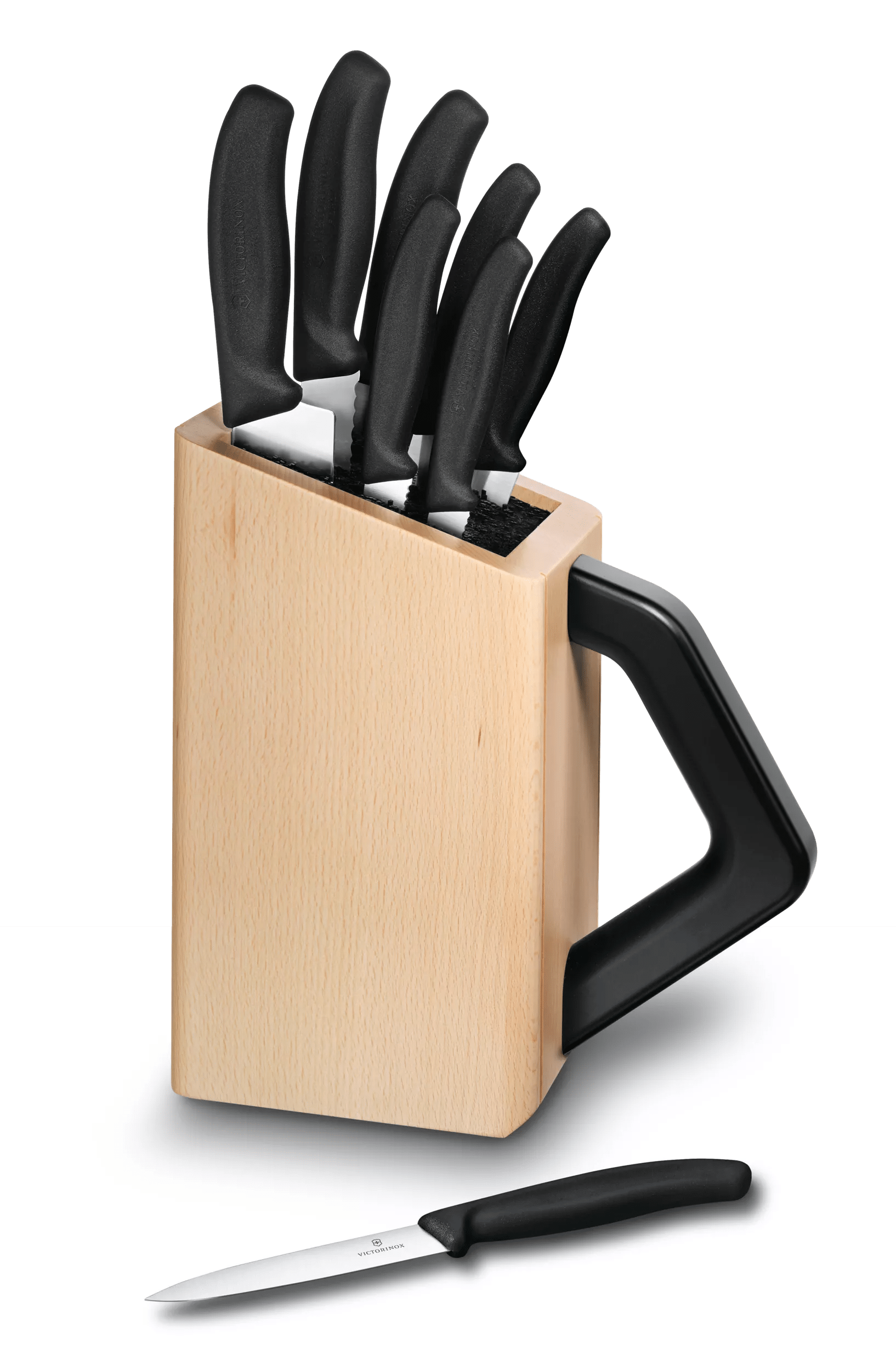 Swiss Classic Messerblock, 8-teilig-Buche
