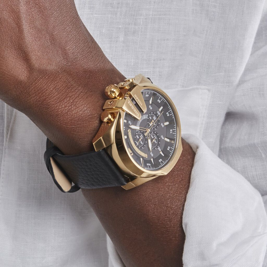 Montre Diesel Mega Chief Noir