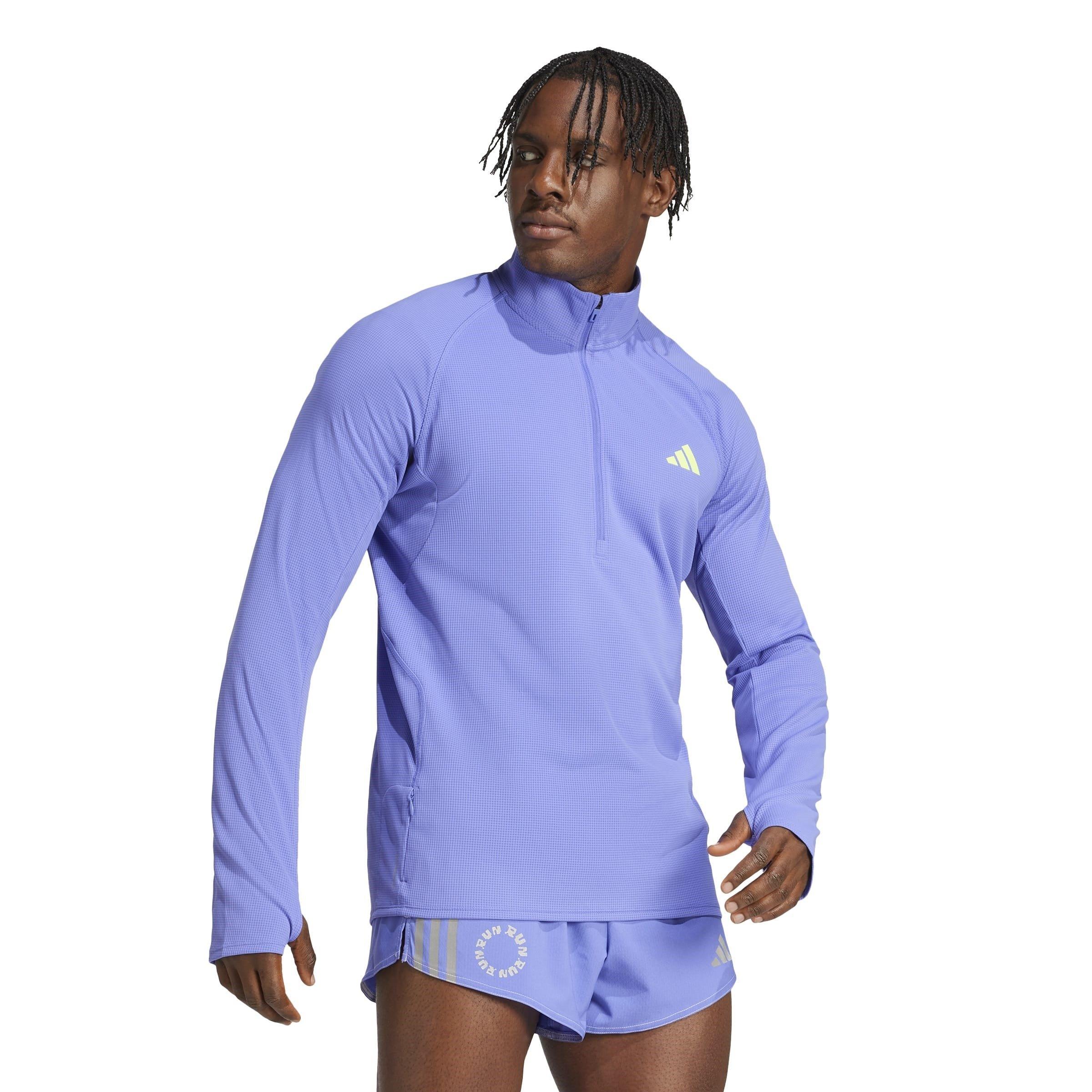 adidas Adizero RunningquarterZip Long Sleeve Top Mens