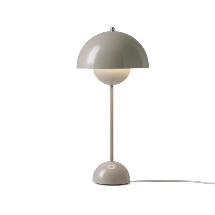 & Tradition Lampe à poser Flowerpot VP3, Verner Panton, 1969 | Gris