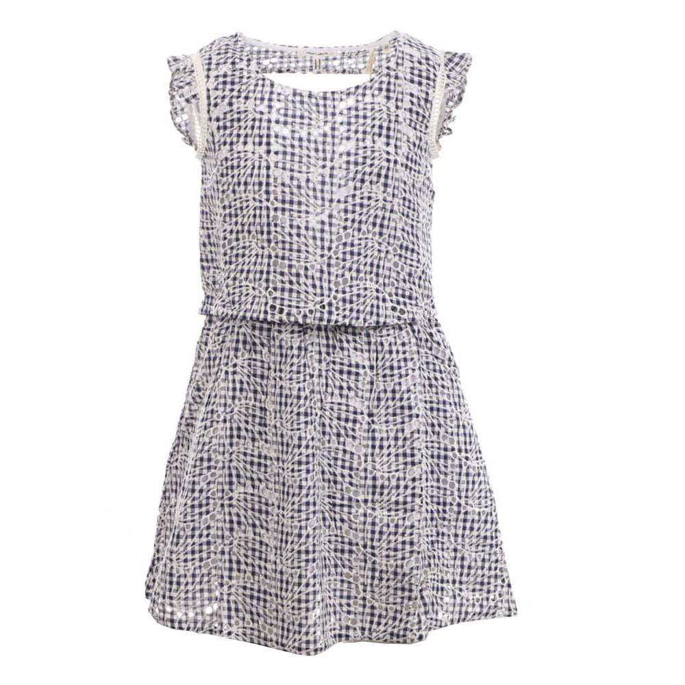 Teddy Smith Robe Blanche/Bleu Fille Teddy Smith Rabali