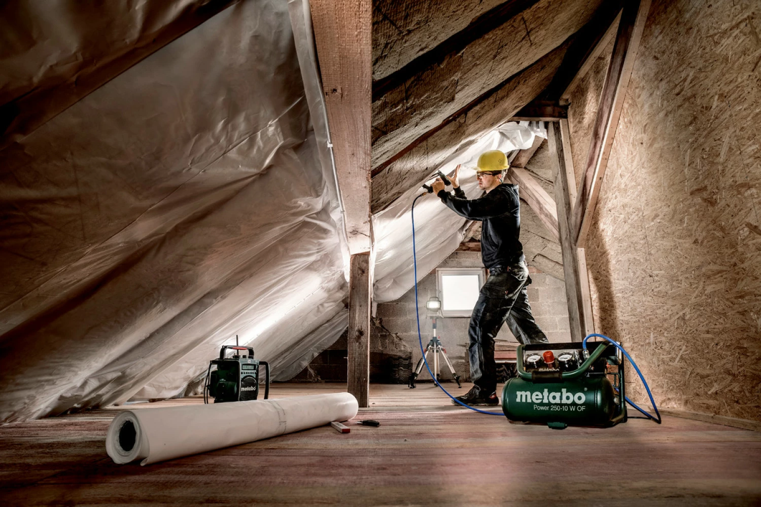 Metabo Power 250-10 W OF Compressor - 1500W - 10 bar - 10L - 100 l/min