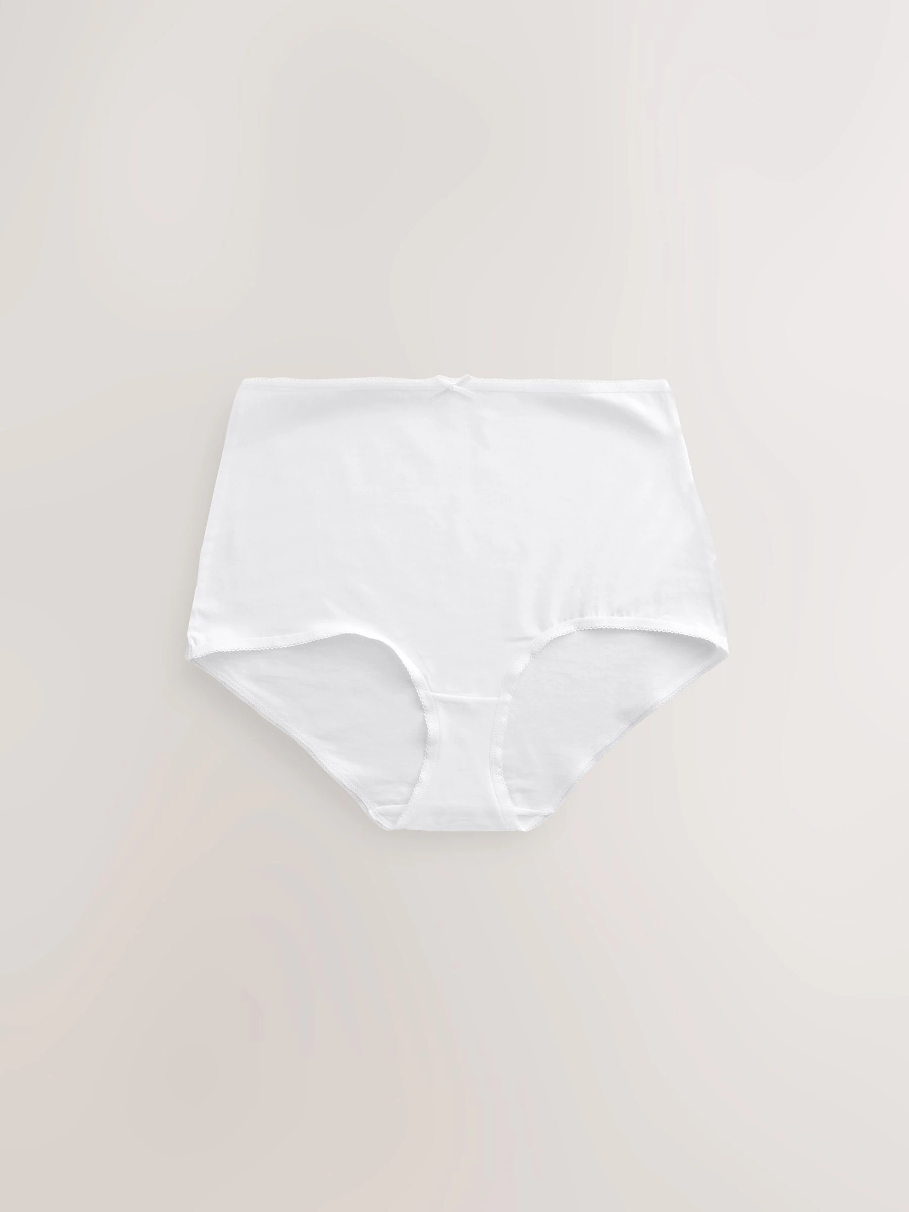 Zwart/pastelroze huidskleur/wit - Set van 7 slips met hoog katoengehalte