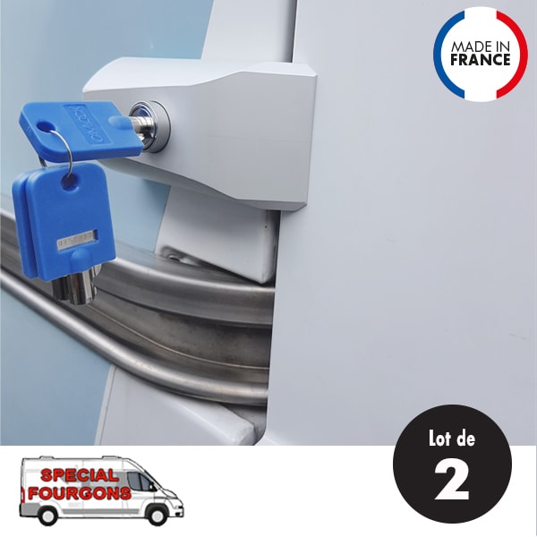 Lot de 2 verrous Fuyants IMC Portes Arrières et Latérales Fourgon