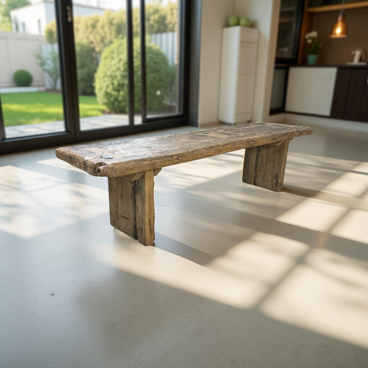 Eetkamerbank naturel uniek