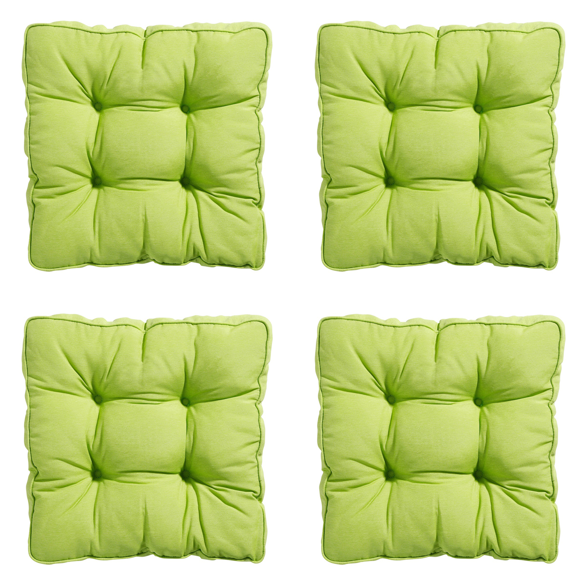 Madison Panama lime Zitkussen - Set van 4