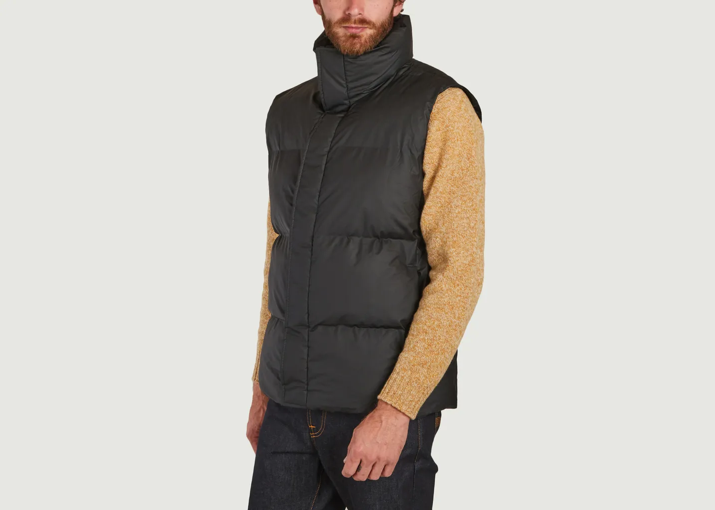 Doudoune courte sans manche coupe boxy Rains
