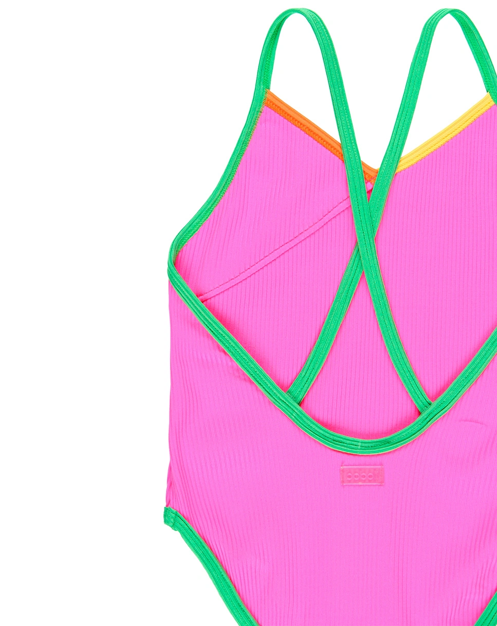 Badeanzug GOOD VIBES in pink