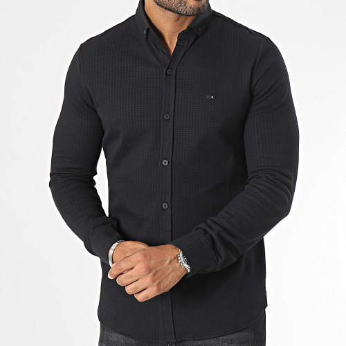 Chemise Manches Longues Noir