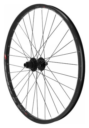 Roue vtt 27.5  plus trucky 35 disc arriere noir moy centerlock mt510 12v. microspline (tubeless et tubetype) pour axe traversant 12-142  pour pneu 27.5x2.20-2.80  - jante inter 35mm