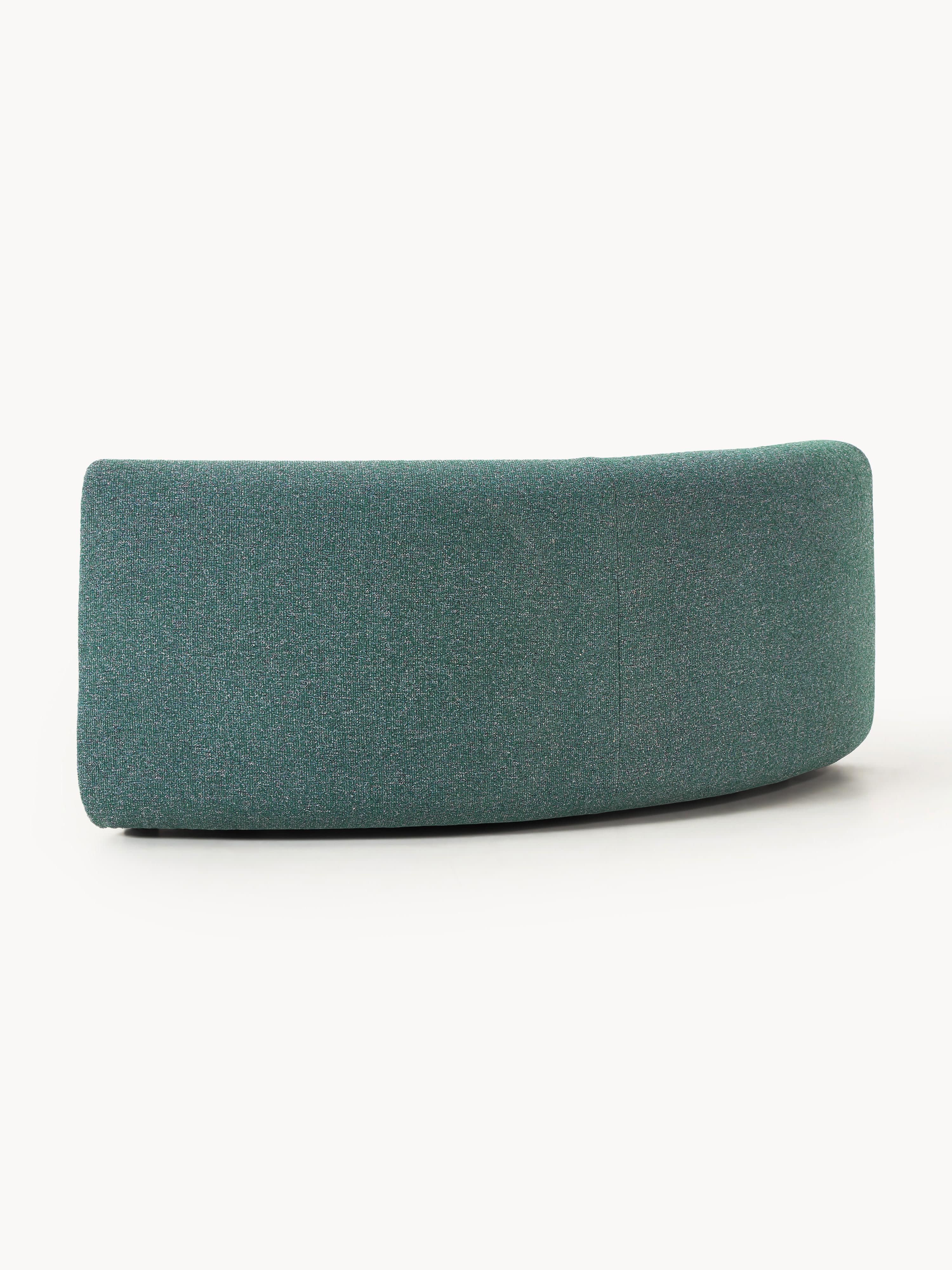 Ronde bouclé hoekmodule Sofia