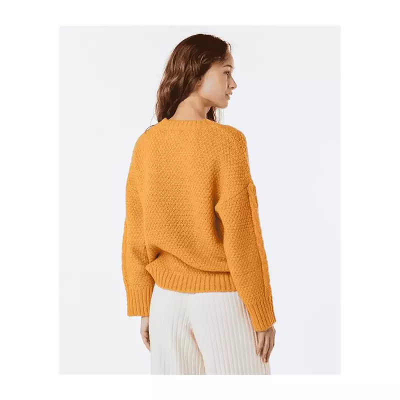 Pull femme RIPCURL Soleilo Sweater Orange
