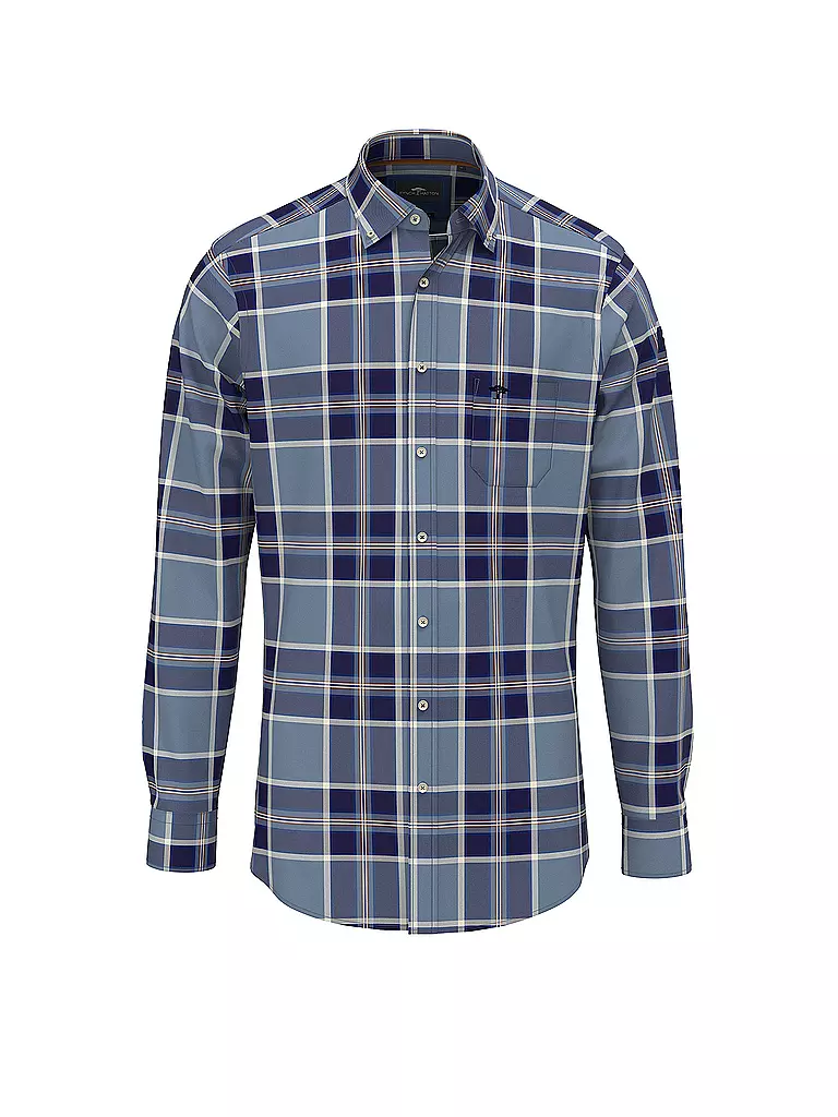 FYNCH HATTON Hemd Casual Fit dunkelblau