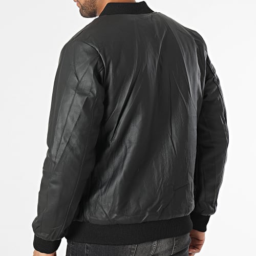 Veste Bomber Réversible Rouge Noir