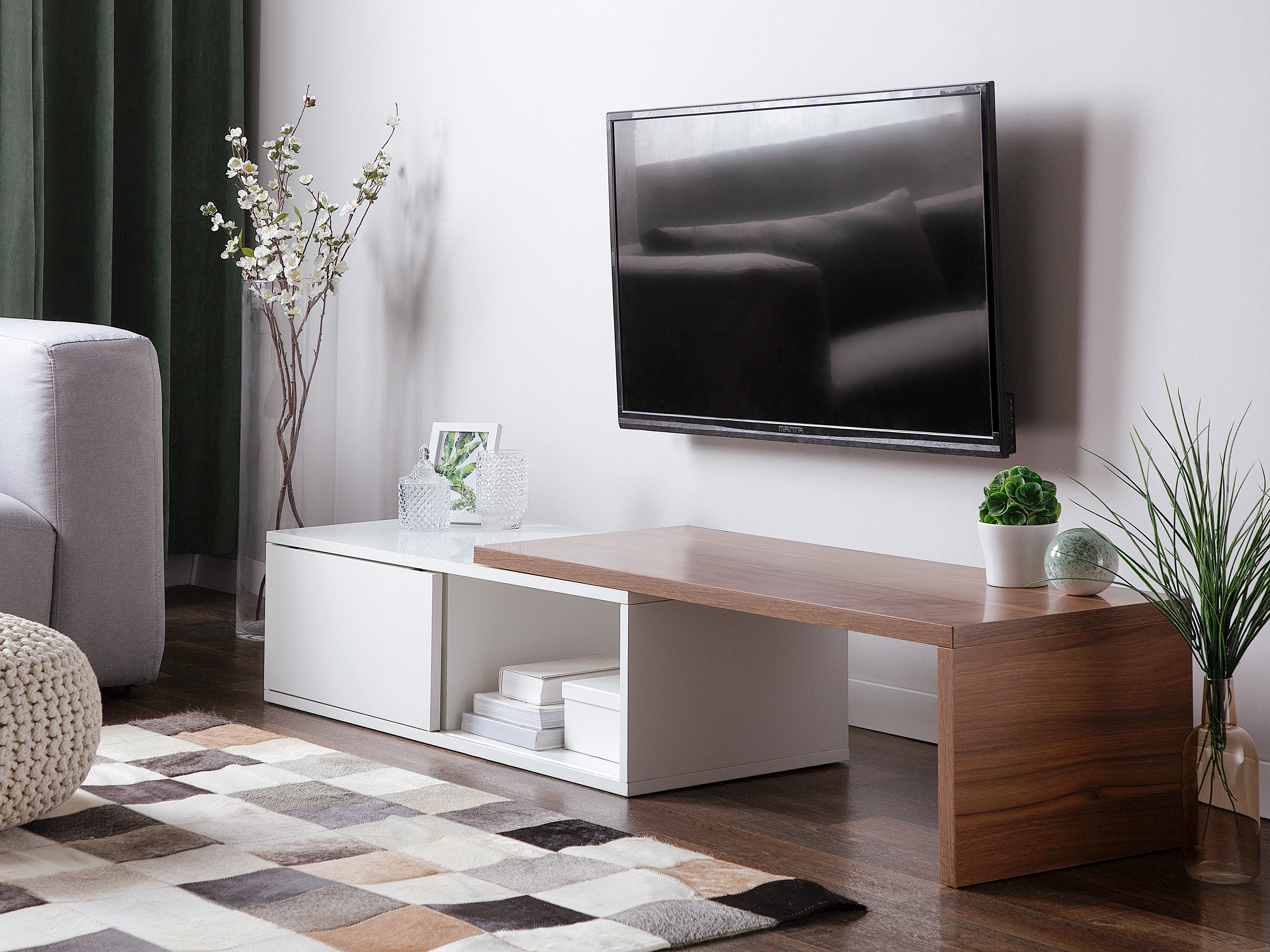 TV-meubel YONKERS Wit