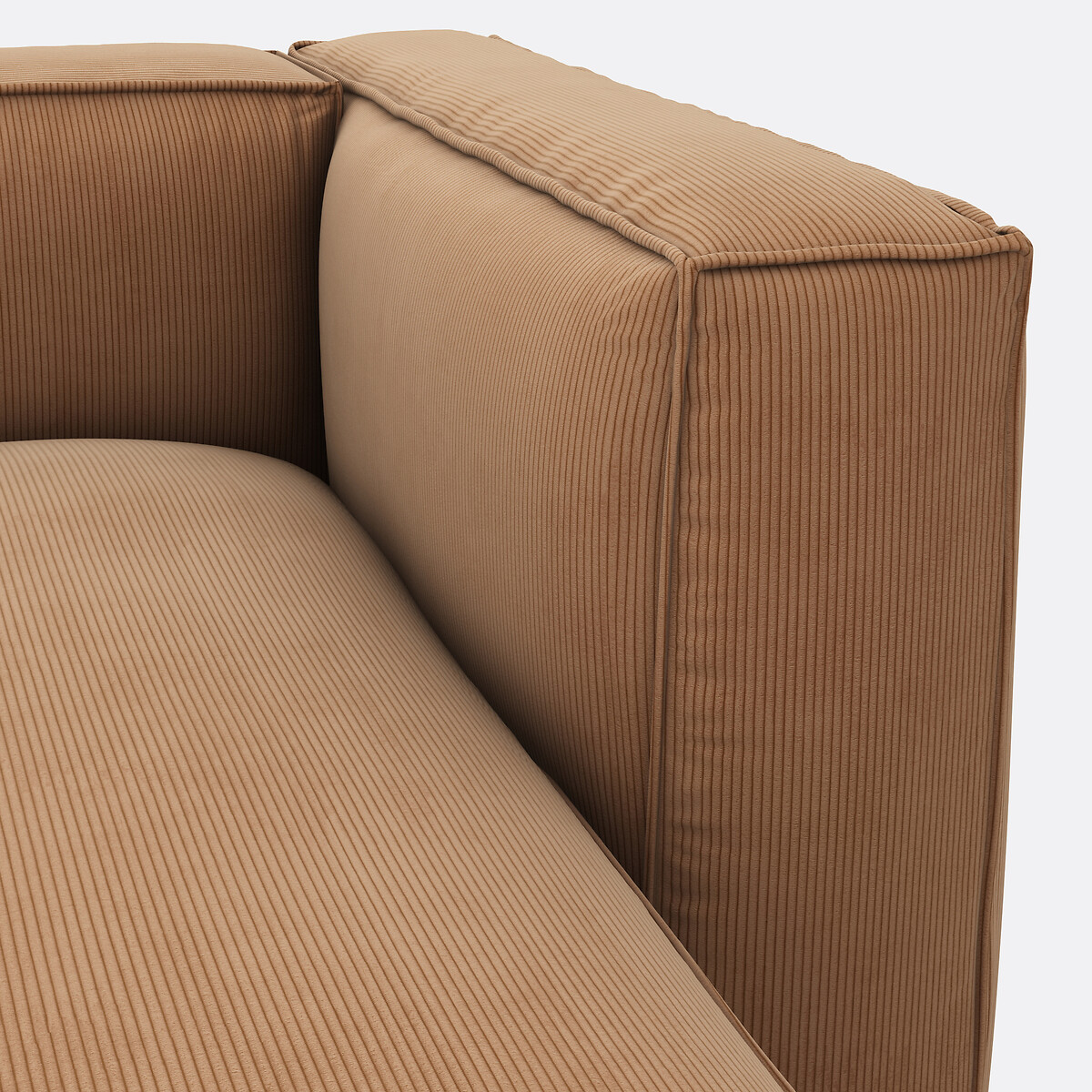LA REDOUTE INTERIEURS<br>Sofá retangular de veludo cotelê Seven