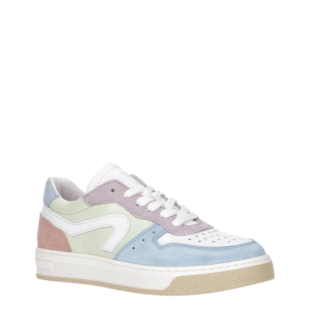 Hip sneakerslichtblauw combi