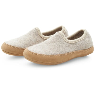 Unisex-Schlupfhausschuh, Beige