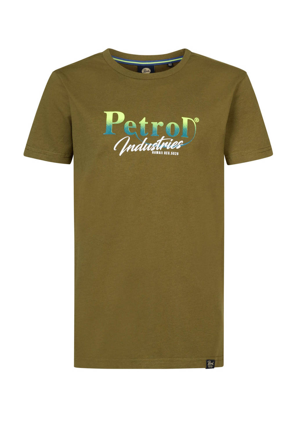 Petrol Industries T-shirt mosgroen