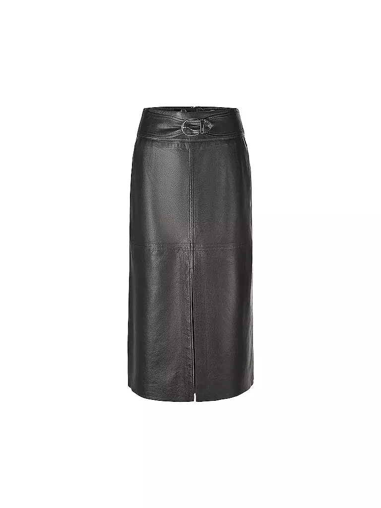 RIANI Lederrock schwarz