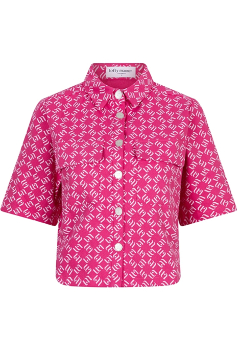 Lofty Manner roze dames blouse