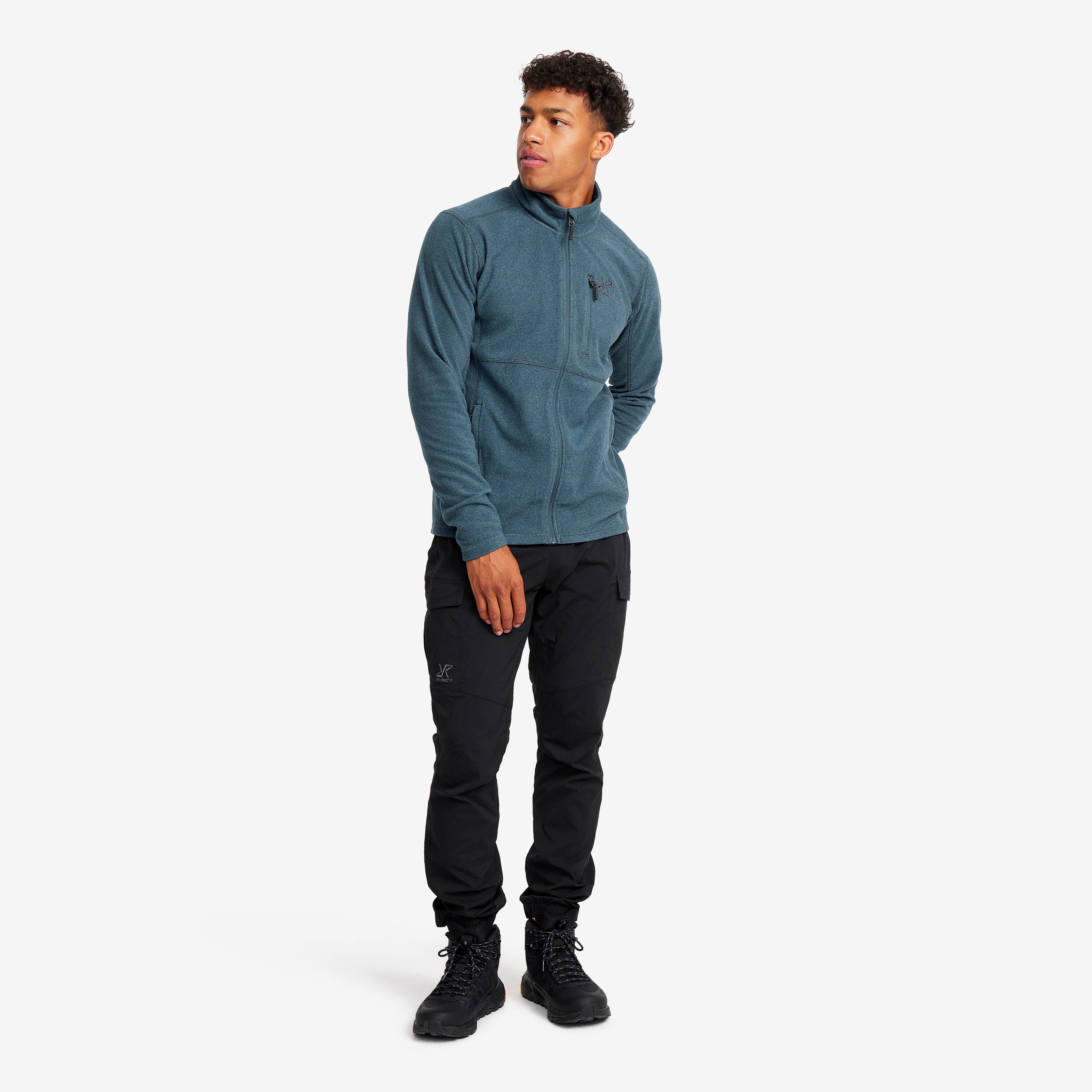 Essential Full-zip Fleece Herre Moonlit Ocean