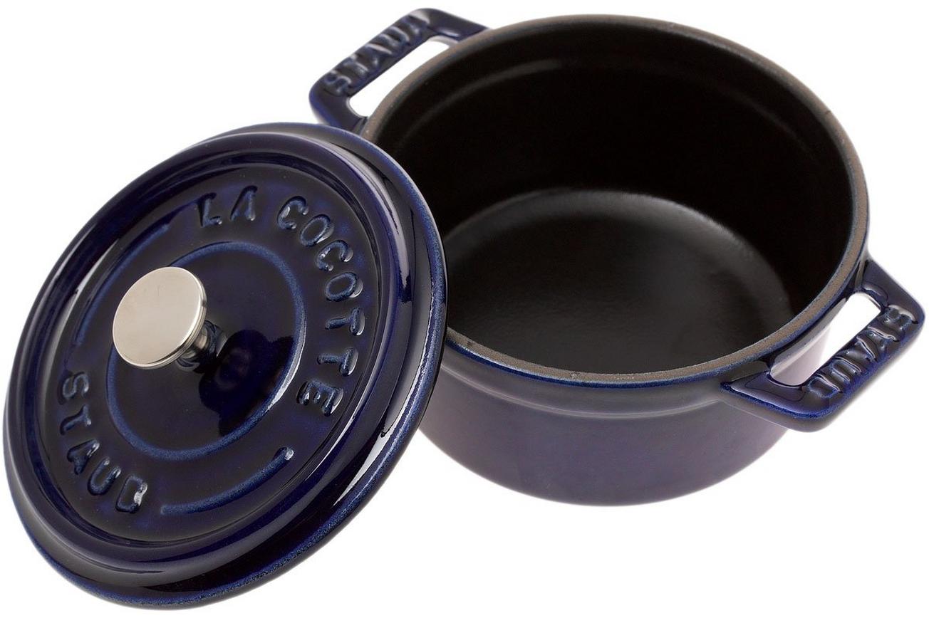 Staub mini braadpan - cocotte 10cm, 0,25L, blauw