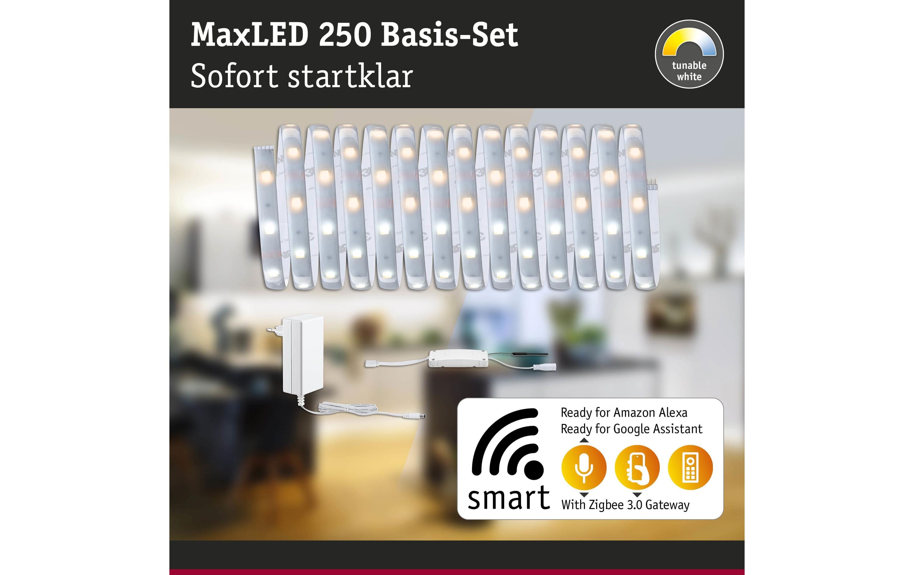 LED Stripe MaxLED 250 Basisset, TW, 5m, ZigBeeLED Strip Smart Home Zigbee TW